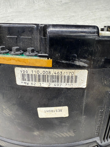 BMW E36 M3 Speedometer Spedometer Instrument Cluster VDO 88 311 221