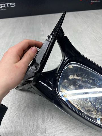 BMW 08-11 E90 M3 SEDAN SIDE EXTERIOR DOOR MIRRORS PAIR SILVERSTONE *Damage