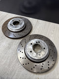 08-13 BMW E90 E92 E93 M3 Rear Brakes Rotors 2283803 2283804 SHW