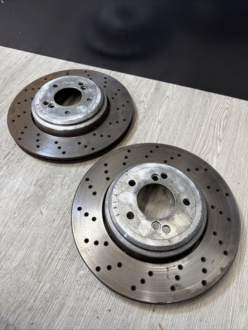 08-13 BMW E90 E92 E93 M3 Rear Brakes Rotors 2283803 2283804 SHW