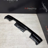 01-06 BMW E46 M3 Rear Bumper Lower Lip Diffuser Trim Panel OEM Jet Black *Crack*