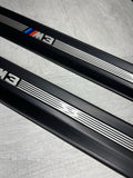 96-99 BMW E36 M3 Coupe Door Sills Trims Pair Black OEM