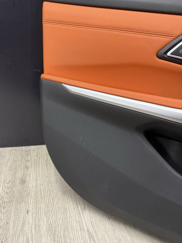BMW 21-26 G80 M3 Front Left Kyalami Orange Leather Door Panel