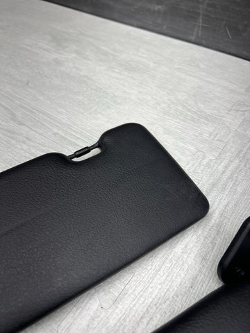 01-06 BMW E46 M3 Convertible Left Right Sunvisors Sun Visors Black Pair