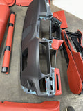 12-17 OEM BMW F10 M5 Complete RED Leather Interior Seats Panels Set