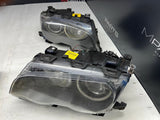 02-06 BMW E46 M3 ORIGINAL Bi Xenon Headlights Stock With Halos
