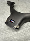 OEM 01-06 BMW E46 M3 Lower Steering Wheel Trim Cover Plate Titan Shadow Grey