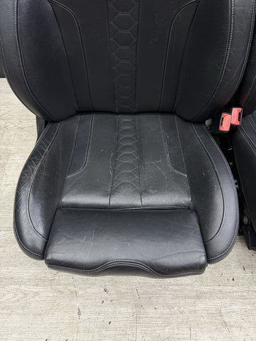 BMW 19-26 F95 X5M Front Seats Leather Heated Black