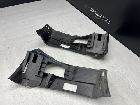 01-06 BMW E46 M3 FRONT BUMPER COVER GUARDS BRACKETS 2695247