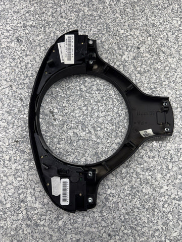 OEM 01-06 BMW E46 M3 Upper & Lower Steering Wheel Trim Cover Plate Black