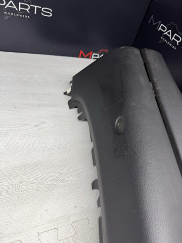 BMW 01-06 E46 325 330 M3 OEM Convertible Rear Top Lateral Trims Panels Black