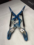Blue Rear Trunk Lid Hinge Shock Set Hinges OEM BMW F22 F23 M235i 228i 230i M240i