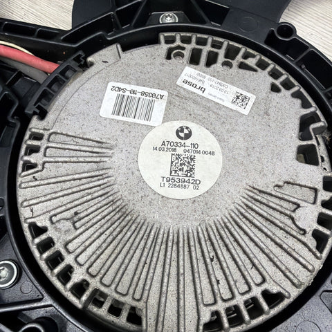 15-20 OEM BMW F80 F82 F83 M3 M4 Electric Radiator Cooling Fan w/Shroud *Notes*