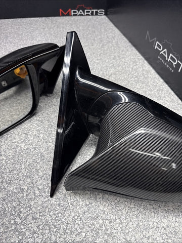15-20 BMW F82 F83 M4 Mirrors / No Camera / No Lane Assist / Carbon Style Covers