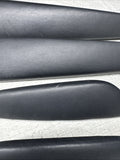 01-06 BMW E46 M3 Convertible Door Upper Arm Rest Armrest Pads Black *Notes*