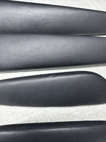 01-06 BMW E46 M3 Convertible Door Upper Arm Rest Armrest Pads Black *Notes*