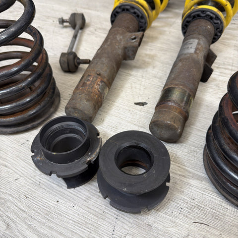 01-06 BMW E46 M3 ST Front Shocks Struts Springs HR Rear Springs Links *Rusty*