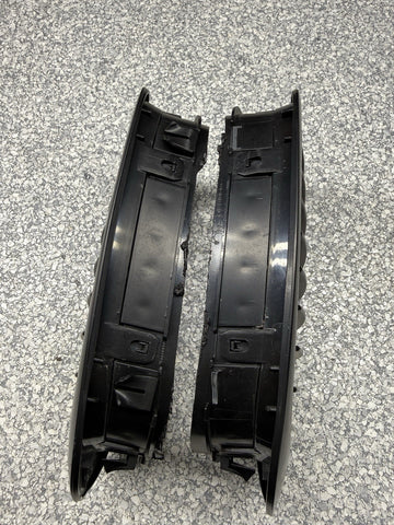 01-06 BMW E46 M3 Front Kidney Grilles Grills Matte Black *3 Broken Tabs