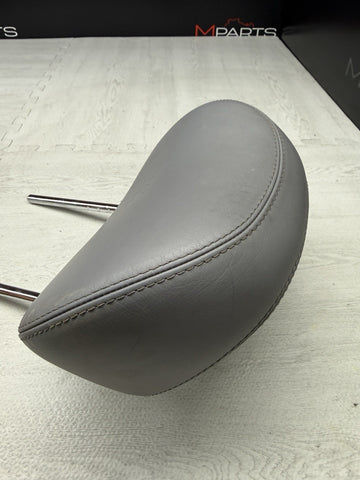 BMW E46 M3 01-06 Front Seat Headrest Head Rest Gray OEM