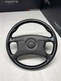95-99 BMW E36 M3 Steering Wheel Black 4 Spoke