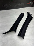 07-13 BMW E92 M3 COUPE FRONT A PILLARS TRIMS COVERS PANELS OEM