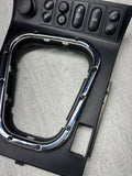 BMW Z3 M Z3M CENTER CONSOLE SHIFTER TRIM W/CHROME RING BLACK