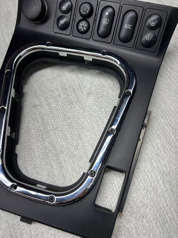 BMW Z3 M Z3M CENTER CONSOLE SHIFTER TRIM W/CHROME RING BLACK