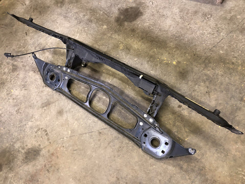 (PICKUP ONLY) BMW E46 M3 01-06 FRONT CLIP RADIATOR SUPPORT + ACTUATORS ORIGINAL