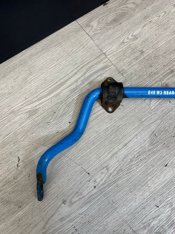 01-06 BMW E46 M3 Rear Stock Sway Bar Swaybar Turner Motorsport Blue