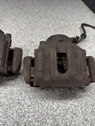 BMW OEM GENUINE E36 M3 Z3 M FRONT BRAKE CALIPERS SET PAIR LEFT RIGHT PADS