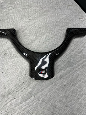 BMW E46 M3 01-06 Carbon Fiber Steering Wheel Lower Trim