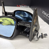 95-99 BMW E36 M3 Coupe Side Mirrors Pair Cosmos Black