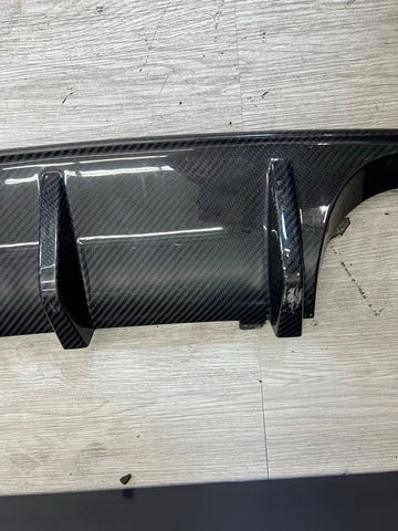 15-20 BMW F80 F82 F83 M3 M4 Rear Bumper Diffuser Carbon Fiber OEM 51192350696
