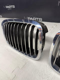 BMW OEM 01-06 E46 M3 Front Kidney Grilles Chrome 51138208685 51138208686