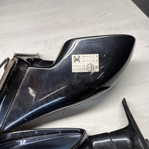 95-99 BMW E36 M3 Coupe Side Mirrors Pair Cosmos Black