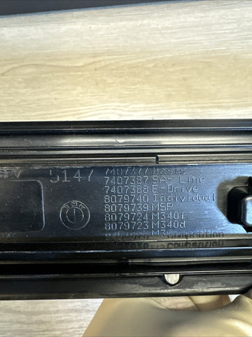 21-26 BMW G80 M3 Sedan Front Door Entrance Sills Trims Panels OEM