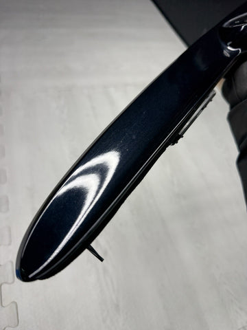 01-06 BMW E46 M3 Convertible Trunk Lid Grip Key Deck Handle Carbon Black *Notes*