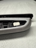 01-06 BMW E46 M3 Convertible Rear Armrest Armrests Black Silver Genuine 7585278
