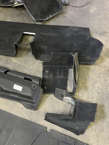 15-20 Ferrari 488 Spider Pista Front & Rear Black Floor Carpet Interior OEM