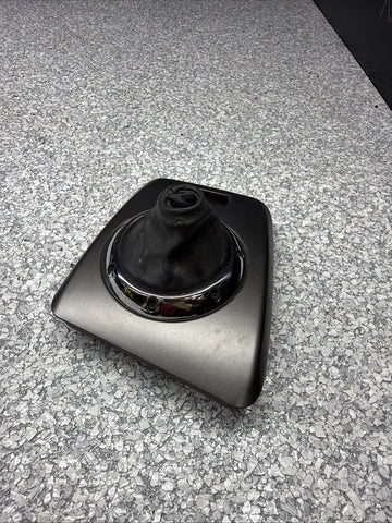 01-06 BMW E46 M3 Center Dome SMG Shift Plate Titan Shadow Grey