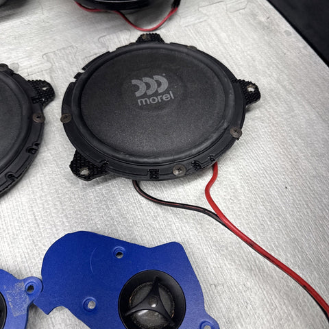 01-06 BMW E46 M3 Upgraded Speakers Morel Virtus Nano Hybrid Woofer Convertible
