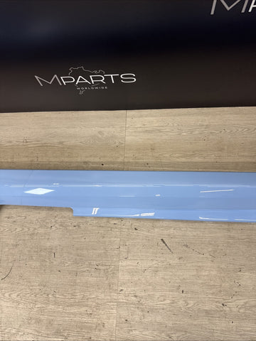 23-24 OEM BMW G87 M2 Perfomance Driver Side Skirt Rocker Panel Blue 4k