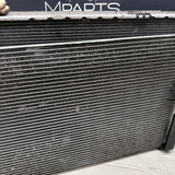 08-13 BMW E90 E92 E93 M3 S65 MAIN ENGINE COOLING RADIATOR CONDENSER ASSEMBLY OEM