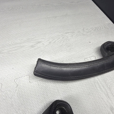96-02 BMW Z3M Front Passenger Driver Door Card Handles Arm Trims Leather Black