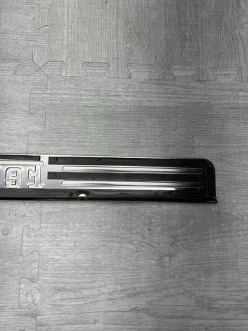 15-19 FERRARI 488 GTB GENUINE DOOR SILL SCUFF PLATE LOGO EMBLEM BADGE