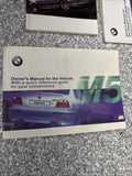 OEM 00-03 BMW E39 M5 OWNERS MANUAL BOOK