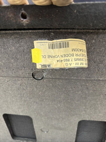 BMW E39 M5 Titan Grey Front Boot Floor Trim Panel 7893404
