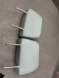 2008-2013 BMW E90 E93 M3 Coupe Sedan Rear Seat Headrests Grey Leather OEM