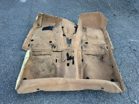 BMW E39 540 530 525 M5 5-Series Factory Caramel Front Floor Carpet OEM