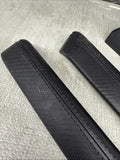 08-13 BMW E92 E93 M3 Interior Trim Set Carbon Leather OEM Genuine *4 Broken Tabs